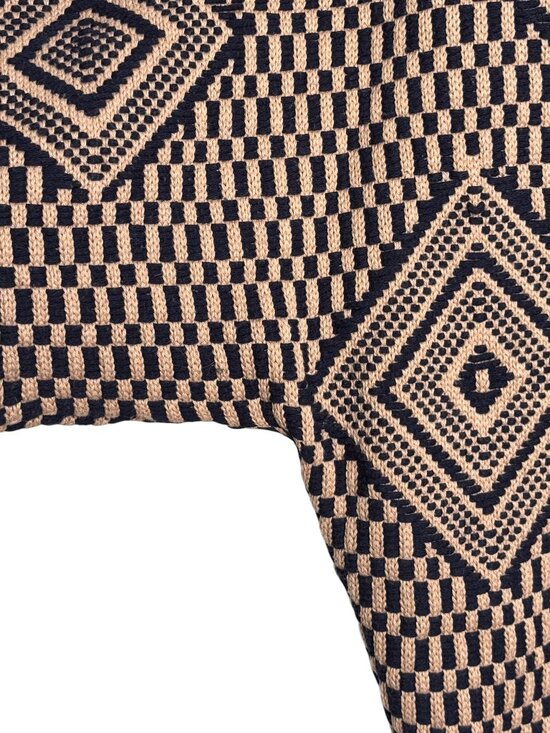 ANTHROPOLOGIE MOTH WOVEN SWEATER CABINCORE CARDIGAN GORPCORE COTTAGECORE COZY M - Picture 4 of 7